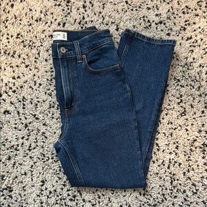 Abercrombie & Fitch Ankle Straight Ultra High Rise jeans